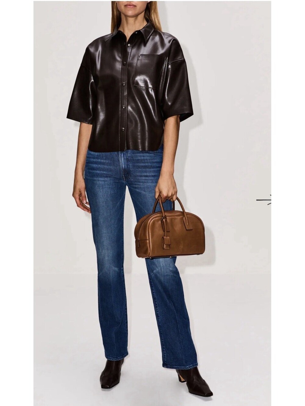 Citizens Of Humanity Frances Cropped Cape Button $348 As/is